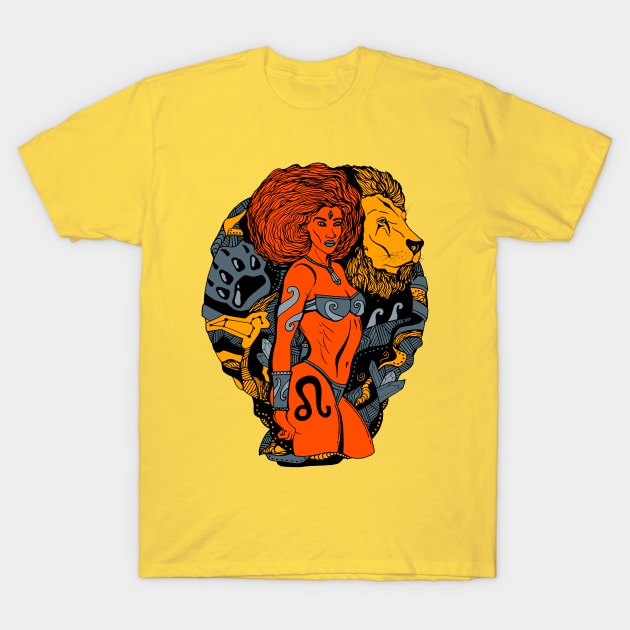 Orangrey Leo Beauty T-Shirt by kenallouis